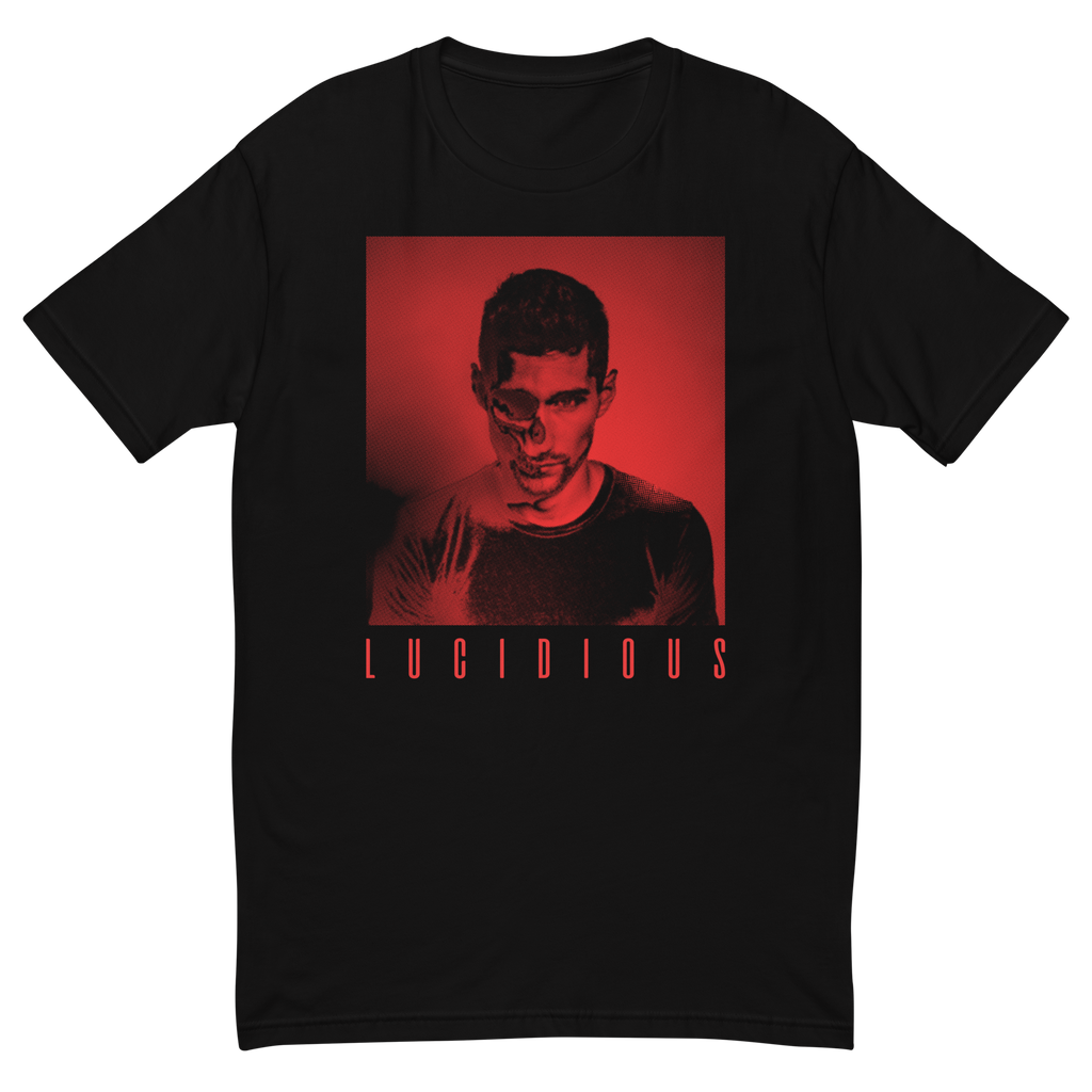 Lucidious Cyborg T-shirt (Red Print)