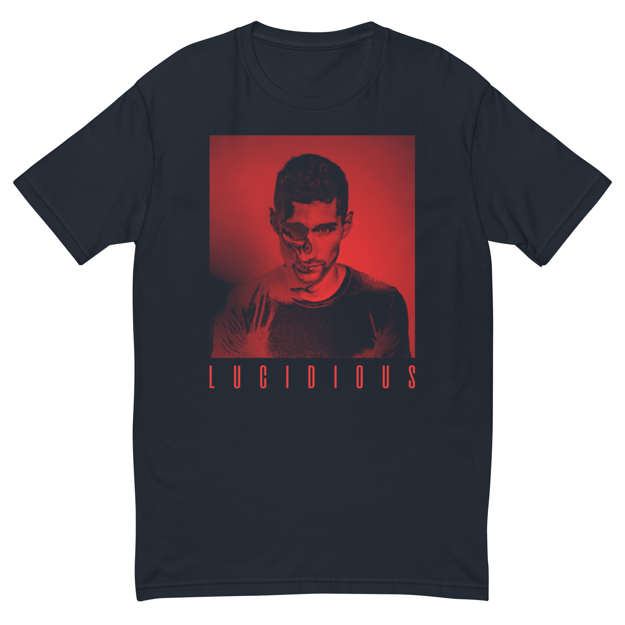 Lucidious Cyborg T-shirt (Red Print)